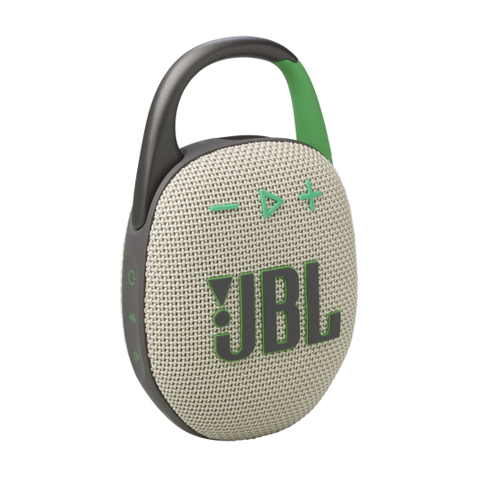 JBL Clip 5 Wireless Portable Speaker | Sand JBL Clip 5 Wireless Portable Speaker | Sand